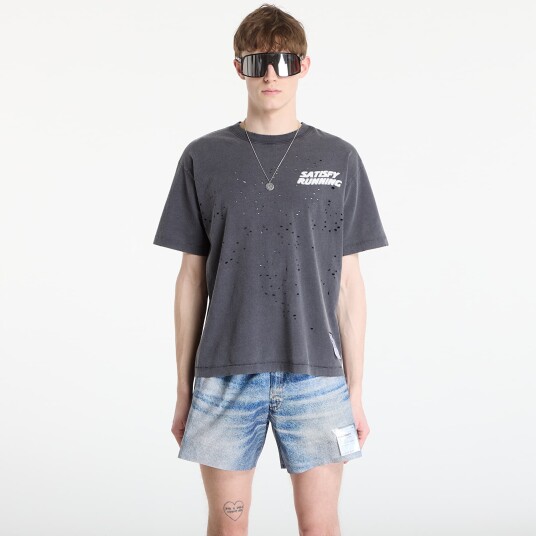 T skjorte Satisfy MothTech T Shirt Aged Black M T skjorte Satisfy MothTech T Shirt Aged Black M