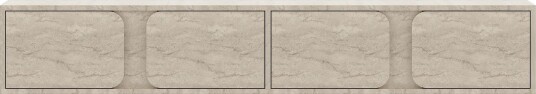 TV-benk Hanah Home Helen (180 x 30 x 30 cm) Travertin - Travertin TV-benk Hanah Home Helen (180 x 30 x 30 cm) Travertin - Travertin