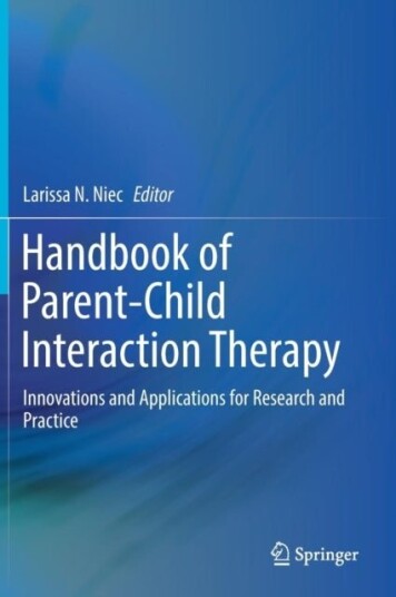Handbook of Parent Child Interaction Therapy