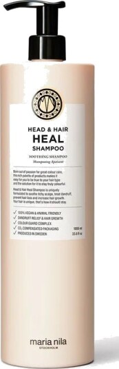 Maria Nila Head & Hair Heal 1000ml Sjampo for sensitiv hodebunn med anti-flass og mot hårtap Maria Nila Head & Hair Heal 1000ml Sjampo for sensitiv hodebunn med anti-flass og mot hårtap