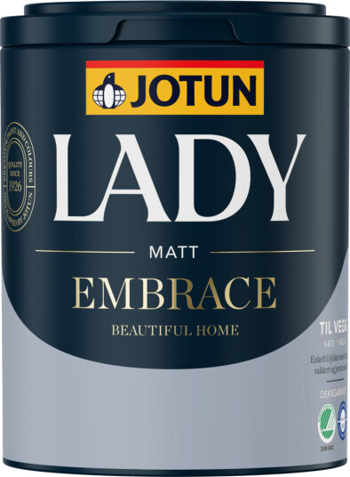 Jotun Interiørmaling Lady Embrace Hvit/A-Base 0.68l