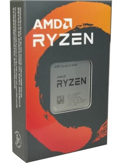 AMD Ryzen 5 3600 Prosessor/CPU - 6 kjerner - 3.6 GHz - AMD AM4 - AMD Boxed (WOF - ingen vifte)