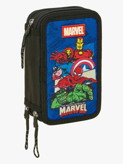 Marvel Avengers Fylt Trippelpennal 37 Deler Blå
