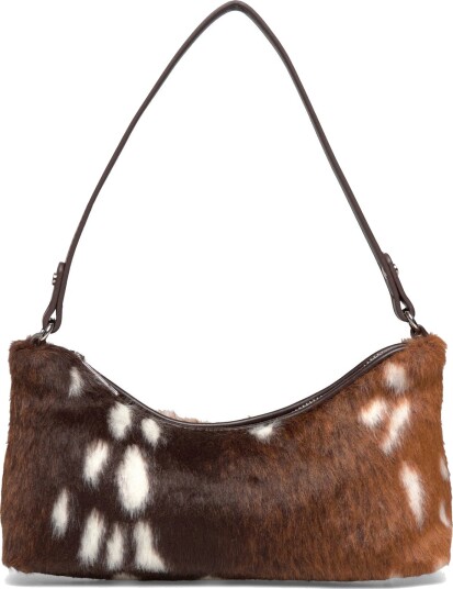 Gina Tricot Hair On Mini Bag   Brown   ONE SIZE