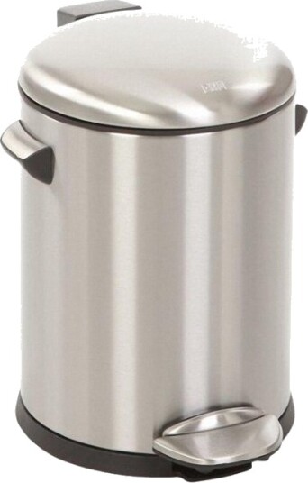 Pedalbøtte Eko Belle Deluxe Stålmatt Plast/Rustfritt Stål 5 Liter Med Innerbøtte I Plast Og... Pedalbøtte Eko Belle Deluxe Stålmatt Plast/Rustfritt Stål 5 Liter Med Innerbøtte I Plast Og...