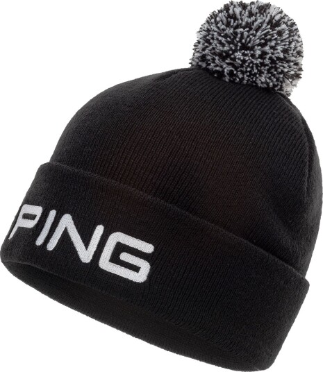 Ping Classic Bobble Knit Svart Hvit Golflue Svart/Vit