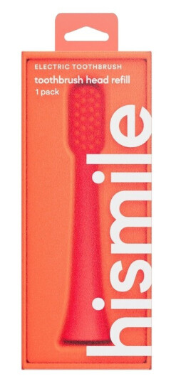 Hismile Toothbrush Head Refill Bright Red 1pcs Hismile Toothbrush Head Refill Bright Red 1pcs