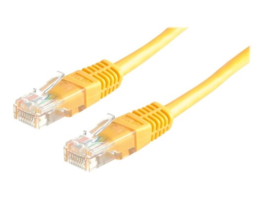 Roline Koblingskabel Rj-45 Hann Til Rj-45 Hann 2 M Utp Cat 5E Gul