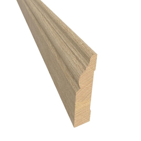 Kahrs Gulvlist 15x69 Eik Hvit Matt