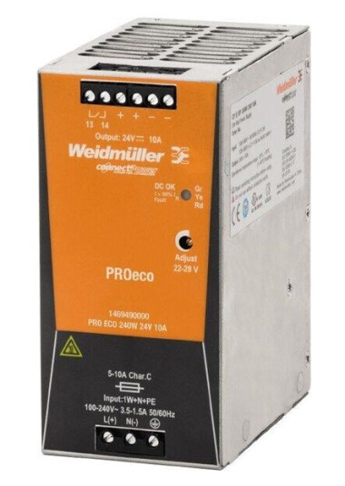 Weidmuller Pro eco 240w 24v 10a (4050118275599)