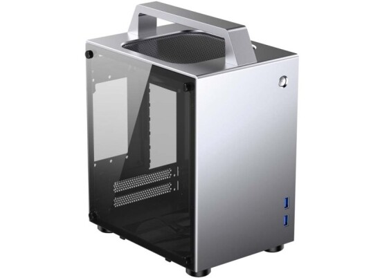 Jonsbo T8, Pc, Sølv, Itx, Aluminium, Stål, Hjem/Kontor, 6,6 Cm