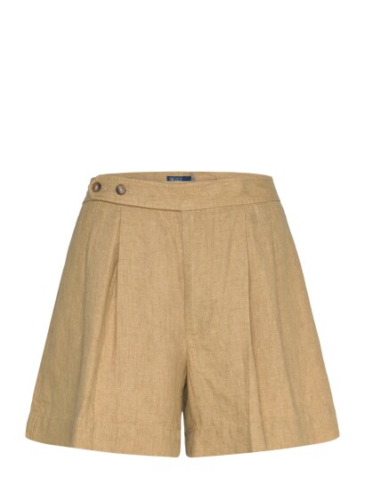 Polo Ralph Lauren 9/1 Delave Linen Wvn Shorts Beige 40