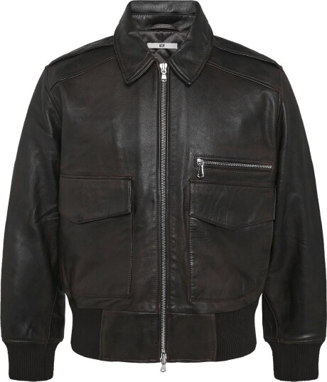 NEUW Ranger Leather Bomber Brown   BROWN   M