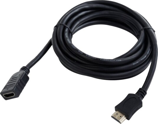 Gembird Cc Hdmi4x 15 Hdmi Forlengelseskabel Med Ethernet Hdmi Hunn Til Hdmi Hann 4.5 M Skjermet Svart