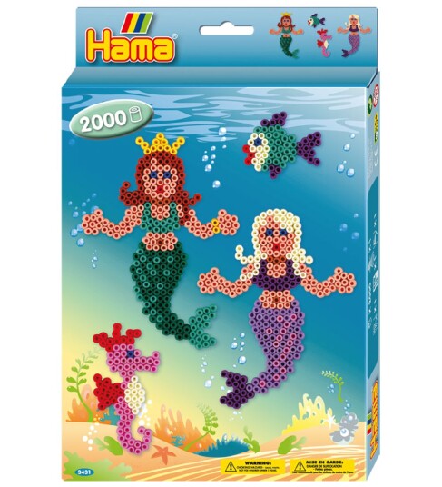 Hama Ironing beads set - Mermaid 2000pcs.