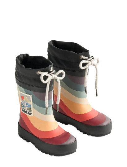 Wheat Rubber Boot Thermo - Multi/patterned - 34