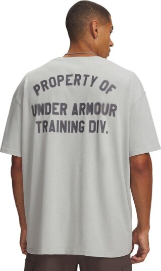 Under Armour UA M HWT Property of UA SS Titanium Titanium Large