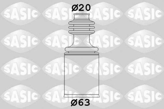 Sasic Mansjett drivaksel SASIC 2003421