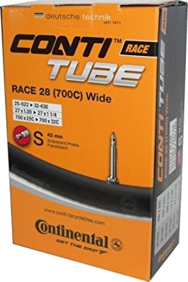 Continental Tube Conti Race Wide 622-25/32 40mm, sykkelslange 40mm BLACK Continental Tube Conti Race Wide 622-25/32 40mm, sykkelslange 40mm BLACK