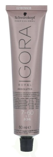 Schwarzkopf Igora Royal Absolutes Permanent Color Creme 60 ml 7-60 Schwarzkopf Igora Royal Absolutes Permanent Color Creme 60 ml 7-60