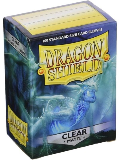 Dragonshield Matte Clear Kortbeskyttelse 100 Stk til Kortspill