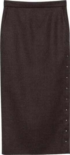 Max Mara Dame Skjørt Brun XS, Max Mara Dame Skjørt Brun XS,