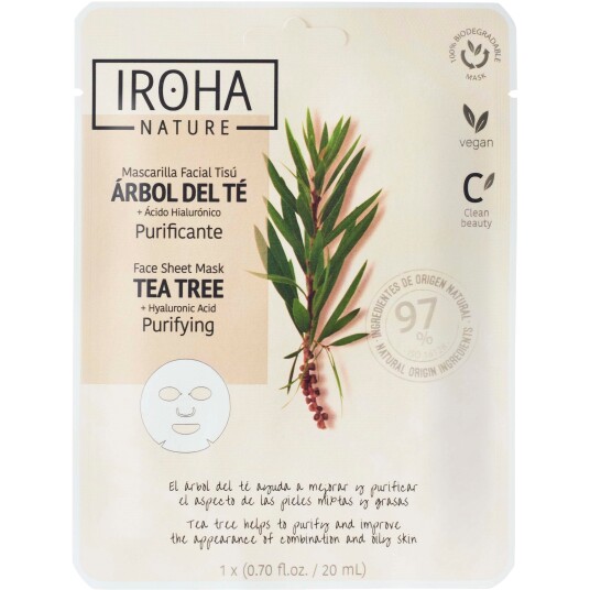 Iroha Nature Purifying Tea Tree Face Sheet Mask