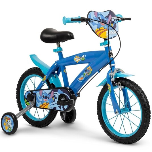 Huffy Barnesykkel 14" Med Støttehjul Disney Stitch Huffy Barnesykkel 14" Med Støttehjul Disney Stitch