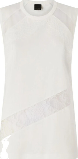 Pinko Dame Topper Hvit M,