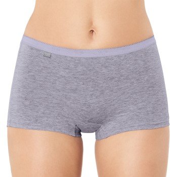 Sloggi Truser Basic Short grå bomull 48 Dame Sloggi Truser Basic Short grå bomull 48 Dame