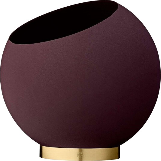 AYTM - Globe Flower Pot Ø30 Bordeaux AYTM - Globe Flower Pot Ø30 Bordeaux