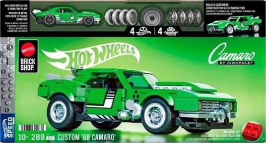 Hot Wheels 1968 Camaro Speed Serie Byggesett med 289 Deler