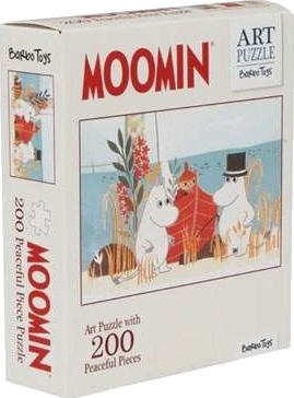 Moomin Art Puzzle 200stk Rød
