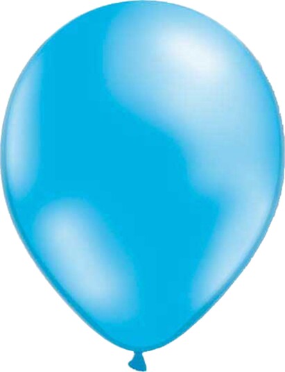 Ballongkungen Ballonger Metallic Lyseblå 10-pack 12315-10