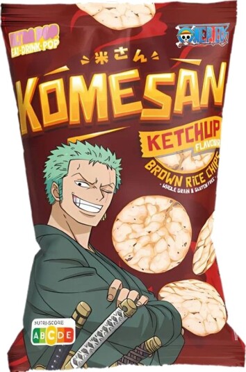 One Piece Ultrapop Komesan Rissnack Ketchup 60 gram Japan