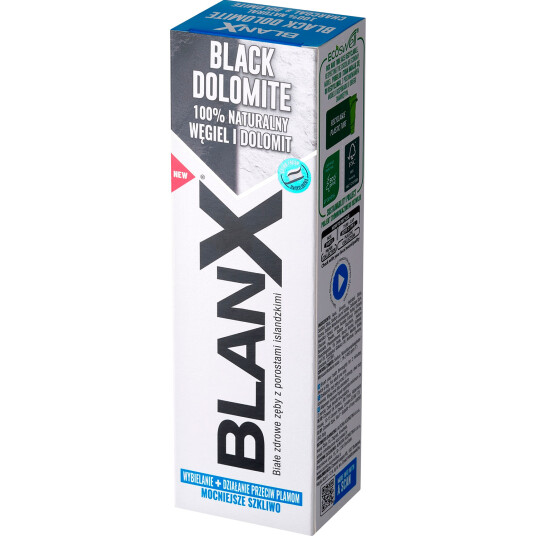 Tannblekingstannkrem BLANX Black dolomitt 75 ml