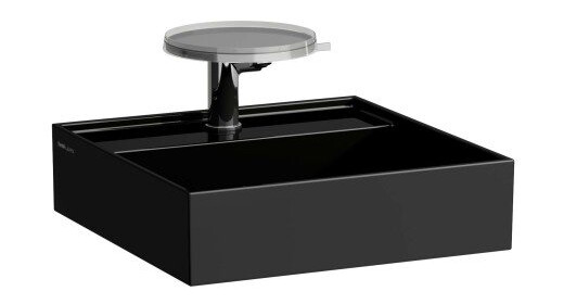 Kartell Laufen servant, 46x46 cm, sort