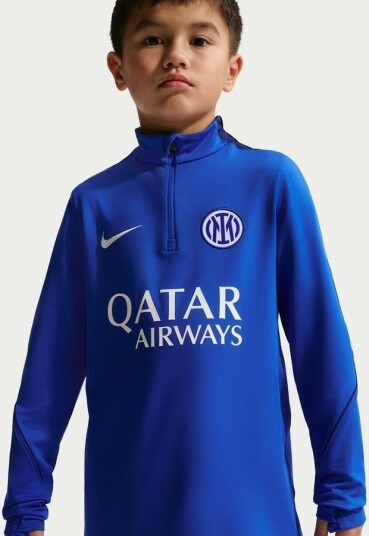 Inter Treningsskjorte Dri FIT Strike Drill   Blå/Blå/Hvit Barn   Nike størrelse XS: 122 128 cm