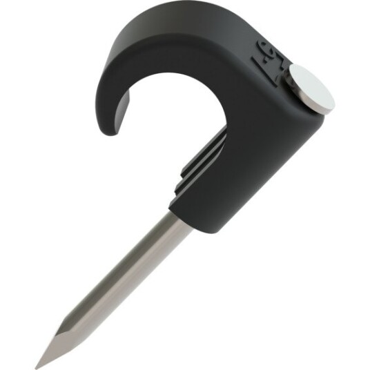 Namron Klips 5-7mm Sort Sf 20mm Stift 100 Stk
