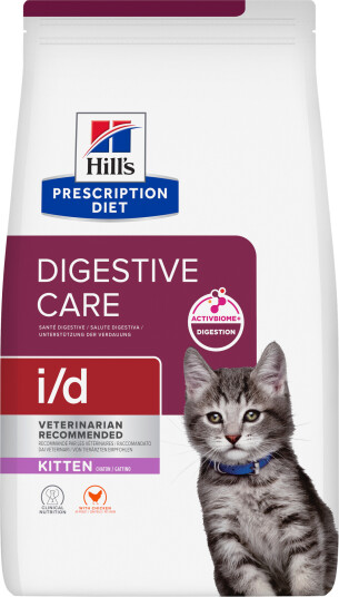 Hill's Prescription Diet Feline Kitten i/d Veterinærtørrfôr 1,5 kg til katt Hill's Prescription Diet Feline Kitten i/d Veterinærtørrfôr 1,5 kg til katt
