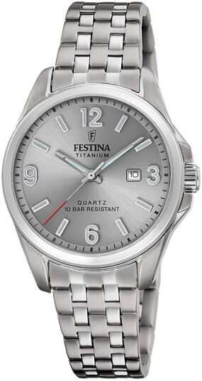 Festina Dameklokke F20697 2 Titanium Grå/Titan Ø31 mm Festina Dameklokke F20697 2 Titanium Grå/Titan Ø31 mm