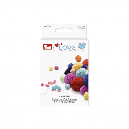 Prym Love Pompon Maker for 3 forskjellige størrelser