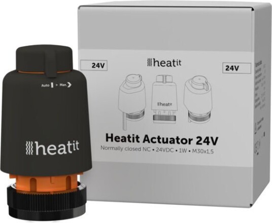 Heatit Actuator for Z-Water2 24V AC/DC - 4590031 Heatit Actuator for Z-Water2 24V AC/DC - 4590031