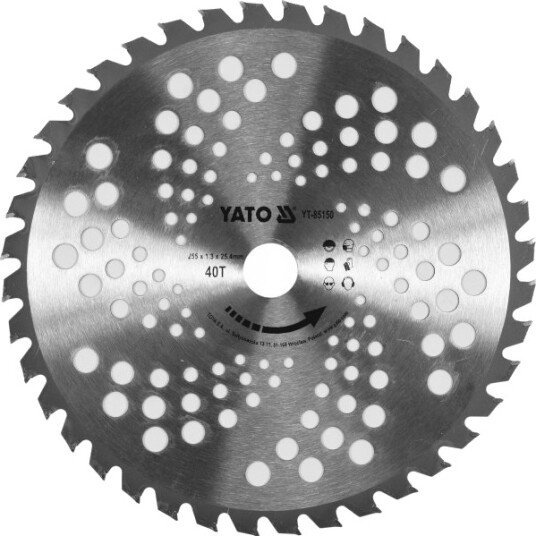 Yato Tct Skive For Trimmere 255 Mm 25,4 Mm Yt 85150 Yato Tct Skive For Trimmere 255 Mm 25,4 Mm Yt 85150