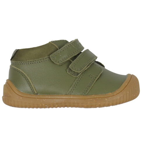 Woden Babysko Tristan Dark Olive 22 Babysko Grønn
