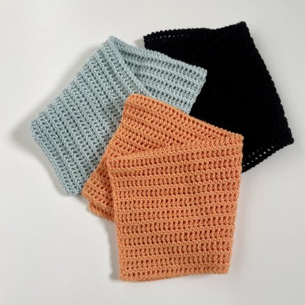 Bambusklut av Rito Krea Kluter Hekleoppskrift 28x28cm