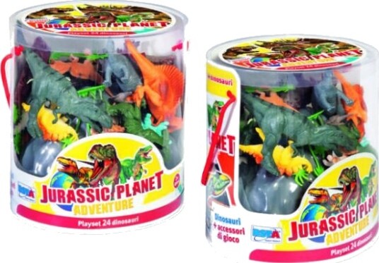 Rs Toys Jurassic Planet Eventyr Dinofigurer 24 Stk 3+ År
