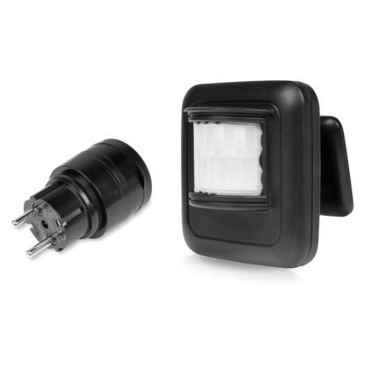 Bevegelsessensor AGGE Wireless Motion Sensor IP44 Bevegelsessensor + Fjernstyrt stikkontakt Bevegelsessensor AGGE Wireless Motion Sensor IP44 Bevegelsessensor + Fjernstyrt stikkontakt