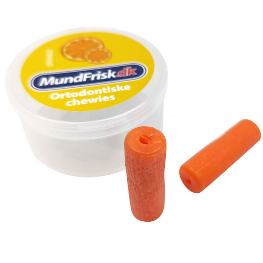 Ortodontiske Chewies For Aligners Usynlige braketter ORANGE