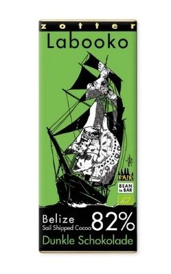 Zotter Labooko 82% Belize Sail Shipped Cacao""